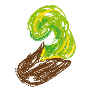 Zeichnung eines Saatkorns