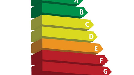 Energieeffizenz Auflistung mit Farben