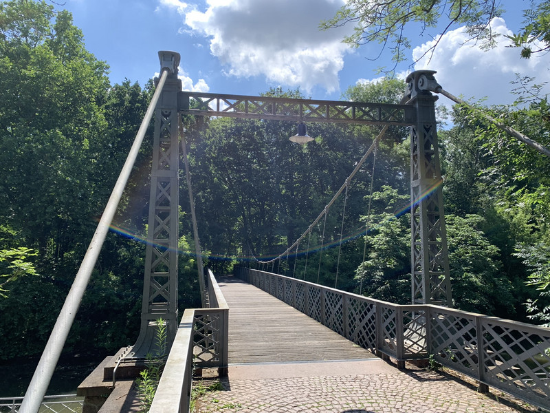 Schwanenbrücke auf der Peißnitz