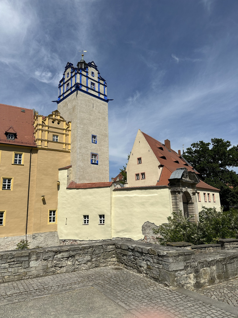 Renaissance-Schloss Seiteneingang