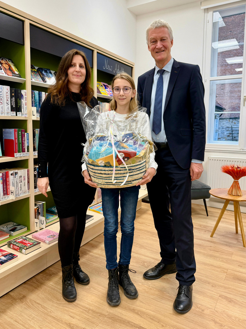 Hauptpreisübergabe in der Stadtbibliothek Weißenfels